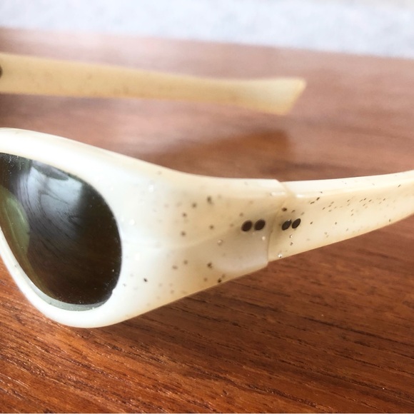 VINTAGE ‘60s COOL-RAY POLAROID GLITTER SUNGLASSES - Picture 6 of 12